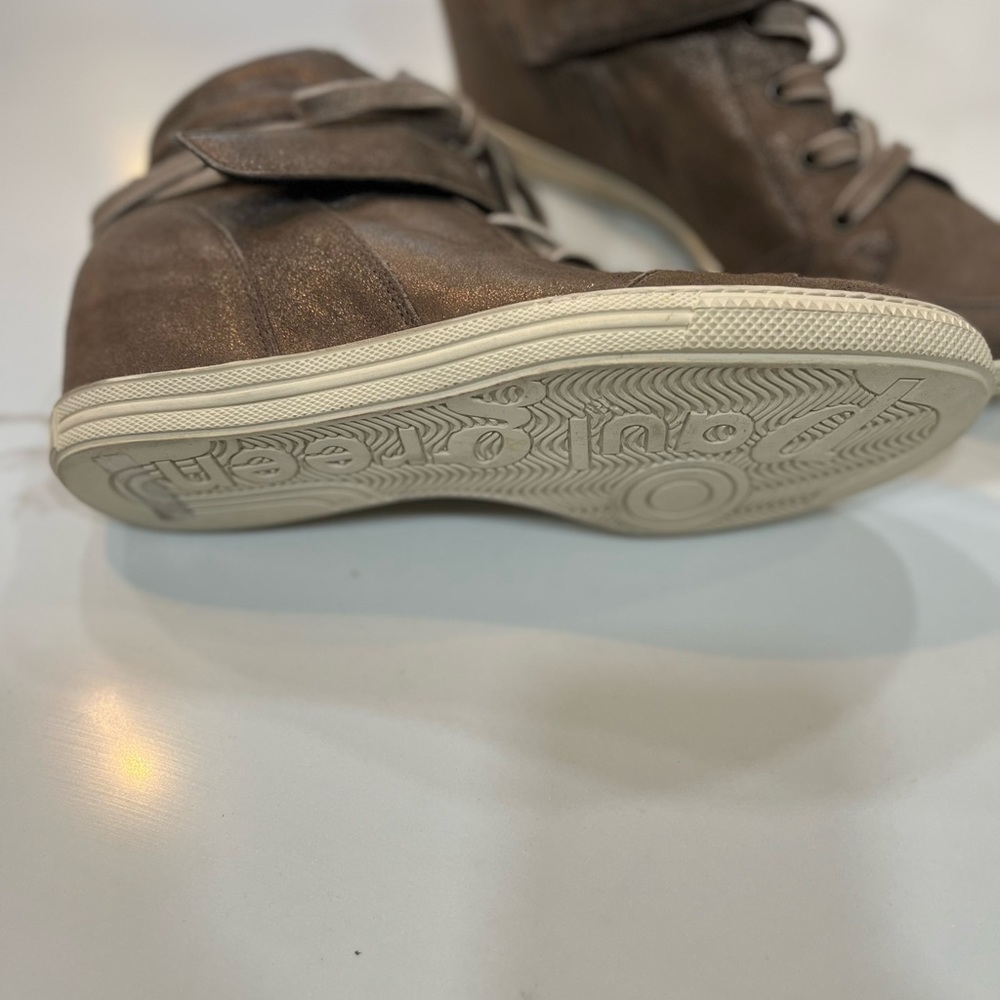 Paul Green Munchen Tall Sneakers Metallic View 4